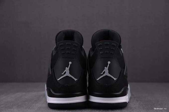 4 SE Black Canvas Retro Jordan DH7138-006 0317